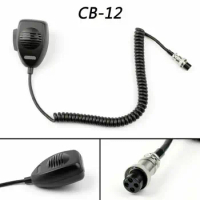 CB-12 Microphone 4 Pin Connector Ham Mic Mobile Radio Speaker for Cobra PR240 PR245 PR350 PR375 PR550 PR3000 PR3100 PR3175