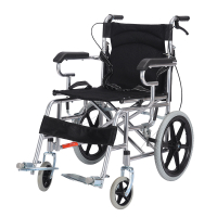 Guokang Travel Lightweight Wheelchair Portable Small Wheelchair Foldable and Portable Wheelchair Elderly Disabled Wheelchair Small Wheelchair