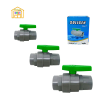 Ball Valve Stop Kran Air 1/2\ - 3/4\" - 1\" Soligen CN003 PVC Tebal"