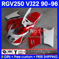 RGVT250 For SAPC RGV-250 RGV250 VJ22 41No.68 RGV 250 91 92 93 94 95 96 1990 1991 1992 1993 1994 1995 1996 Fairings factory red