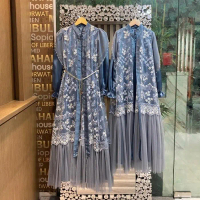 READY STOK GAMIS VENYA PART 5 Couple Bunda ANAK ( GAMIS + OBI BELT ) by bombshellstores / set wanita