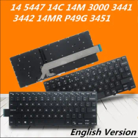 Laptop English Layout Keyboard For Dell Inspiron 14 5447 5448 5442 3441 3442 P49G 3451