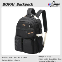 BOPAI 15.6inch School Backpack Boy Girl's Laptop High School Bags Teen College Student Backpack Multifunctional Fashion Backpack
