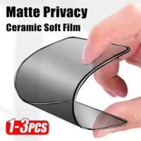 1-3Pcs Matte Anti Spy Ceramic Soft Film For Xiaomi 14 13 12 Lite 13T 12T 11T Screen Protector For Redmi 12 12C 13C K70E K70 Pro
