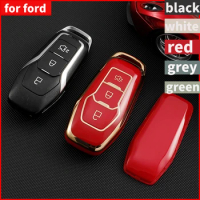 TPU Car Remote Key Cover Case for Ford Explorer F-150 Mondeo Galaxy S-Max Ranger 2015 2016 2017 2018