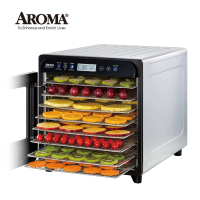 【美國 AROMA】強勢升級最新款 紫外線全金屬八層溫控乾果機 AFD-958SDU