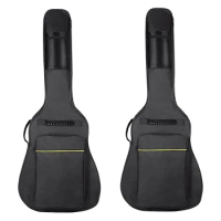 2 Pack Guitar Bags 41 Inch Guitar Bag For Acoustic Classical Guitar, Ukulele, Bass Guitar