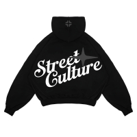 Hoodie Zipper Boxy Dakymori - Street Culture (Sablon Plastisol PUFF)