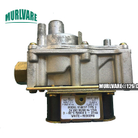 91B01P TYPE3 24VAC 0-60 ℃ แก๊สโซลินอยด์สีขาว-Rodgers Double Coil Gas Boiler Solenoid Valve
