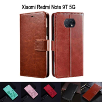 Cover For Xiaomi Redmi Note 9T 5G Case Flip Phone Protective Shell Case On Redmi Note 9 T 9T Leather Book Etui Funda Coque Capas