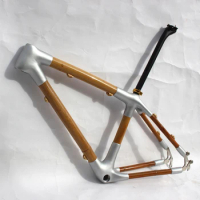 Naturefly Bamboo Mountain Bike Frame 27.5 MTB Frameset Bicycle Parts Cycle Frame Free Shipping