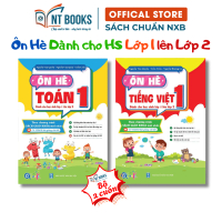 Combo Ôn Hè Toán và Tiếng Việt 1 - Dành cho học sinh lớp 1 lên lớp 2 (2 cuốn) - QBooks