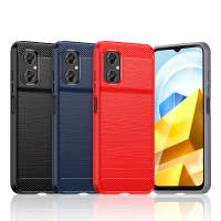 เคสสำหรับ Xiaomi Redmi Note 11R เคสคาร์บอนไฟเบอร์สำหรับ Redmi Note 11R Capas กันกระแทก เคส TPU อ่อนส