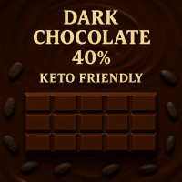 Keto Dark Chocolate 40% ดาร์คช็อกโกแลต