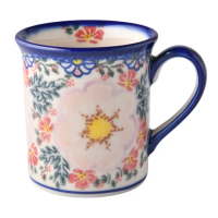 【波蘭陶】Vena 濃縮咖啡杯 水杯 茶杯 咖啡杯 馬克杯 250ml 波蘭手工製(映雪紅梅系列)