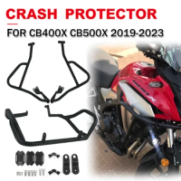 Motorcycle Engine Guard Upper Lower Crash Bar Bumper Protection Frame For Honda CB400X CB500X CB 400 500 X 2019-2023 Accessories