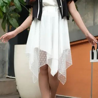 Yoenik Apparel Chungha Asymetric Skirt Semua Ukuran White