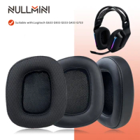 NullMini Replacement Earpads for Logitech G633 G933 G533 G433 G733 Headphones Sleeve Earphone Earmuff Headset Headband