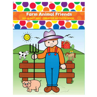 【美國Do A Dot Art!】點點筆專用創意畫冊：農場動物(美國各大幼兒園指定繪畫用具)