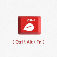 ปุ่ม Ctrl Muyu Merit +1 คีย์แคปคีย์บอร์ดกลไก Alt Fn Win กว้าง 1.25u 2.3 ซม.