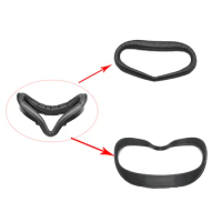 Replacement For Oculus Quest 2 PU Face Pad Cushion Face Cover Bracket Protective Mat Eye Pad for Oculus Quest2 VR Accessories
