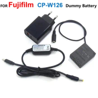 CP-W126 NP-W126 Fake Battery+USB C Power Cable+Charger Adapter For Fujifilm X-A2 A3 E2s X-Pro2 T20 T10 X-T30 X-T1 T2 X-T3 XT200