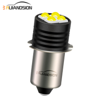 Ruiandsion 1ชิ้น P13.5S Mag Light LED หลอดไฟ2 C & D Cells Maglite ไฟฉายไฟฉาย LED Converter 3V สีขาว