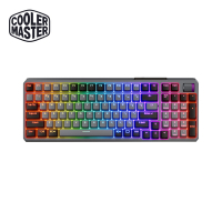 酷碼Cooler Master MK770 白軸RGB無線三模機械式鍵盤(黑灰色)