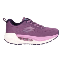 LOTTO 女美體健走鞋-氣墊 避震 走路鞋 懶人鞋 反光 LT2AWX6582 羅蘭紫粉紫