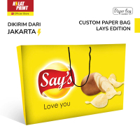 Paper Bag Custom Kado Ulang Tahun Paperbag Ala Lays Edition
