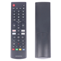 1pc Universal TV Remote Control Portable Smart Remote Control Replacement Parts Lightweight AKB76037601 For LG LED TV