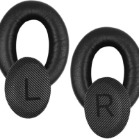 Lambskin Ear Pads Cushion, Replacement Sheepskin Earpads for Bose Quiet Comfort QC 35 II QC35 QC35ii QC15 QC25 QC2 AE2 SoundLin