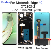 Original For Motorola Edge 40 LCD XT2303-2 Display Screen Touch Panel Digitizer Replacement For Motorola Edge 40 Neo lcd XT2307