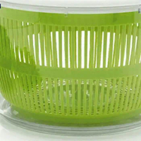 Vegetable Salad Spinner Dehydrator Washer Dryer Clean Serving Bowl Container