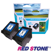 RED STONE for HP CH563WA(黑色×2)NO.61XL環保墨匣