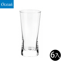 【Ocean】啤酒杯 210ml 6入組 Metropolitan系列(啤酒杯 玻璃杯 飲料杯 水杯)