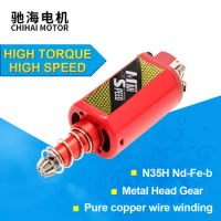 High Speed High Torque Long Type AEG Motor 47K N35H Magnet For V2 Gearbox weapon M16/M4/MP5/G3/P90 Gel Blaster Gun