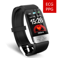 Q1s Smart Band ECG+PPG Fitness Tracker Heart Rate Blood Pressure IP67 Waterproof Weather Forecast Sports Smart Bracelet Watch