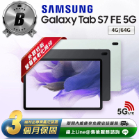SAMSUNG 三星 B級福利品 Galaxy Tab S7 FE 5G 12.4吋（4G／64G）T737 平板電腦