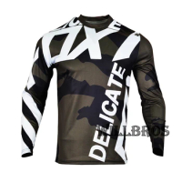 Delicate Fox 360 Creo Riding Jersey Mountain Bicycle Offroad T-shirt Mens Street Moto Racing Long Sleeve