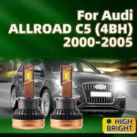 LED Headlights 50000LM D2S Auto Bulbs Two-sided Chip Car Lamp For Audi ALLROAD C5 4BH 2000 2001 2002 2003 2004 2005