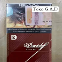 Davidoff Indonesia Classic Coklat / Red Filter Harga 1 slop