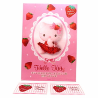 asdfkitty*KITTY 絕版的 草莓硬紙板/立牌-日本正版商品