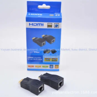30m HDMI Extender - 4K2K HDMI Over Single Cat5e/6 Cable Extension Up To 1080P