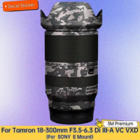 For Tamron 18-300mm F3.5-6.3 Di III-A VC VXD for SONY E Mount Lens Sticker Protective Skin Decal Film Protector Coat 18-300 B061