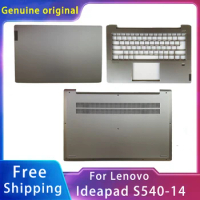 New For Lenovo Ideapad S540-14 Replacemen Laptop Accessories Lcd Back Cover /Bottom With LOGO Grey 5CB0S17207