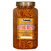Kering Kentang Mustofa Tuman 170 Gram Kemasan Toples 700ml Renyah Crispy Pedas Manis Food Snacks Ker