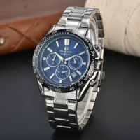 New Luxury Brand Grand Seiko SLGC001G Tentagraph Evolution 9 Collection Steel Strap Chronograph Quartz AAA Watch for Men