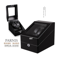 PARNIS BOX 自動上鍊盒2+3 日本馬達 黑白鋼琴烤漆 收藏錶盒 自動03-BB
