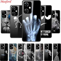For OnePlus Nord CE 3 Case CE3 6.7" Hard Tempered Glass Back Cover Case For OnePlus Nord CE 3 Phone Case Cover Coque Soft Bumper